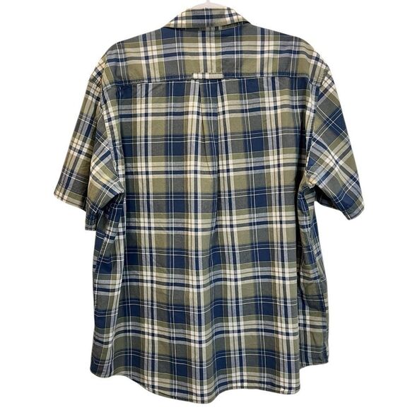 EDDIE BAUER Men’s Plaid Button Down Shirt Size Large - Picture 2 of 4